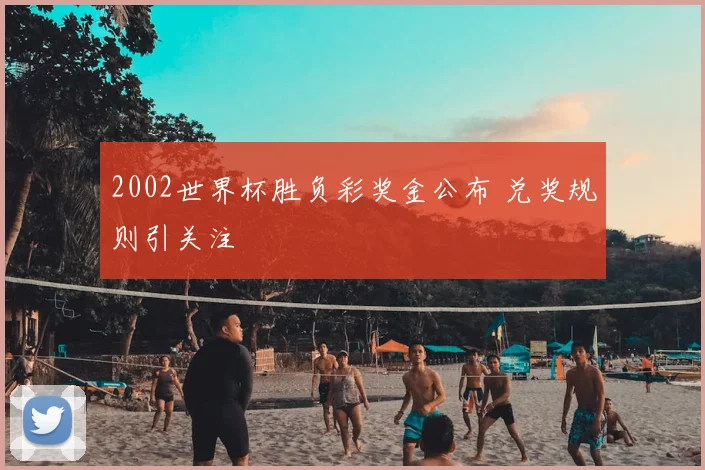 2002世界杯胜负彩奖金公布 兑奖规则引关注